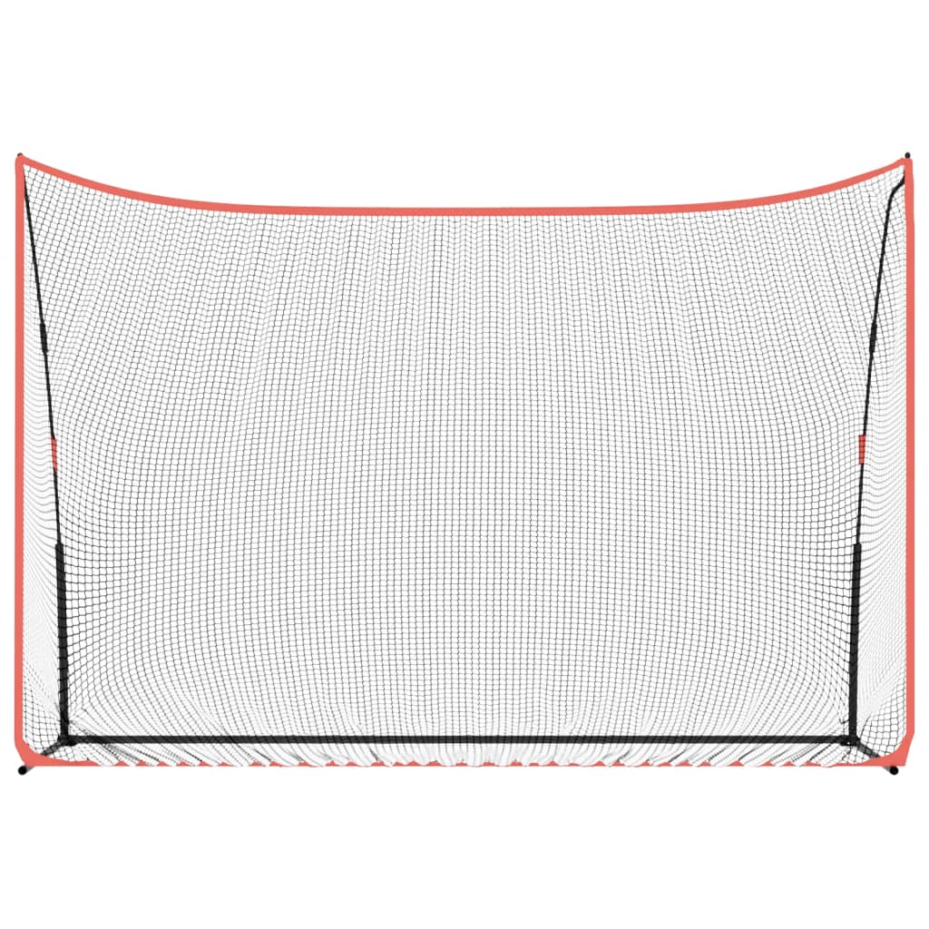 vidaXL Golf Practice Net Black and Red 120.1"x35.8"x83.9" Polyester-1