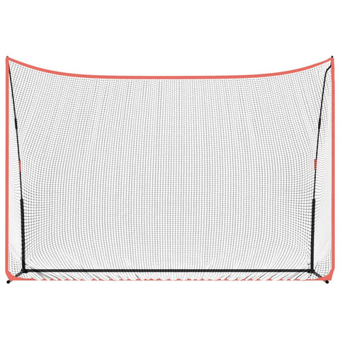 vidaXL Golf Practice Net Black and Red 120.1"x35.8"x83.9" Polyester-1