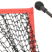 vidaXL Golf Practice Net Black and Red 120.1"x35.8"x83.9" Polyester-4