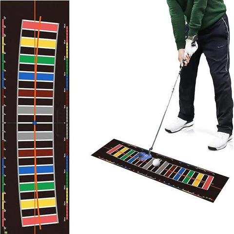 Golf Putting Mat Golf Hitting Mat Courtyard Golf Training Aid Home Improving Skills Velvet Mat for Golf Practice