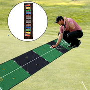 Golf Putting Mat Golf Hitting Mat Courtyard Golf Training Aid Home Improving Skills Velvet Mat for Golf Practice