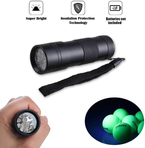 6 Packs Glow Golf Balls for Night Sports Tournament Fluorescent Glow In The Dark Long Lasting Bright Luminous Night Golf Ball