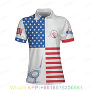 Print Polo Shirts For Women Short Sleeve Golf Shirts Fashion Street Polo Shirt New In Tops & Tees Button lapel polo 2025