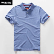 Summer Mens Polo homom shirts Cotton Shirts Short Sleeve Letter Embroidered Emblem Simple Shirt for Male golf clothing t-shirts