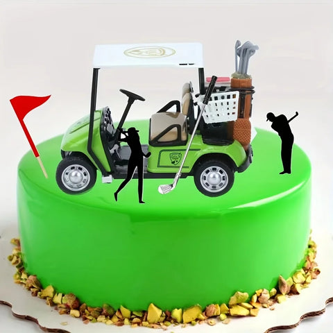 Adorable Mini Golf Cart Model Toy,Cast Alloy, Pull-Back Action, Perfect for Home Decor & Unique Gift Idea for Golf Enthusiasts