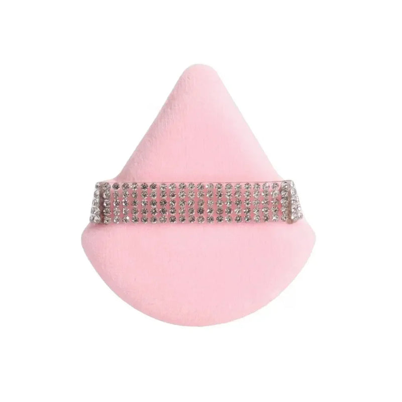 Diamond Triangle Powder Puff Velvet