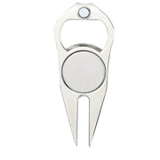 Multi-function Divot Repair Tool Golf Divot Marker Tool Multipurpose Lightweight Unique Magnetic Zinc Alloy Divot Tool With Ball