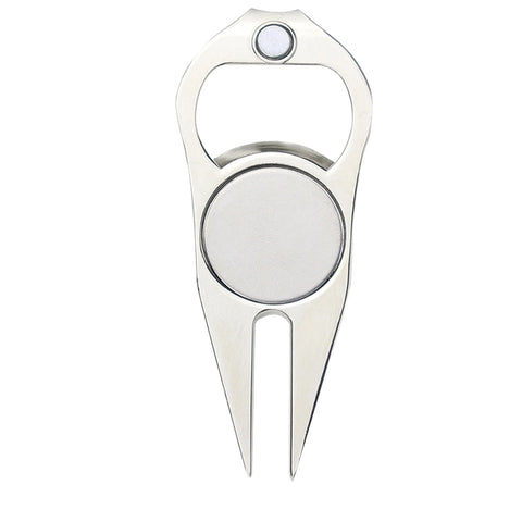 Multi-function Divot Repair Tool Golf Divot Marker Tool Multipurpose Lightweight Unique Magnetic Zinc Alloy Divot Tool With Ball