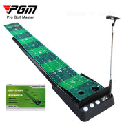 PGM TL021 3M Golf Putting Mat Golf Putter Trainer Green Carpet Practice Set Ball Return Mini Golf Putting Green Fairway Mat