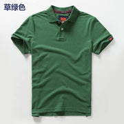 Summer Mens Polo homom shirts Cotton Shirts Short Sleeve Letter Embroidered Emblem Simple Shirt for Male golf clothing t-shirts