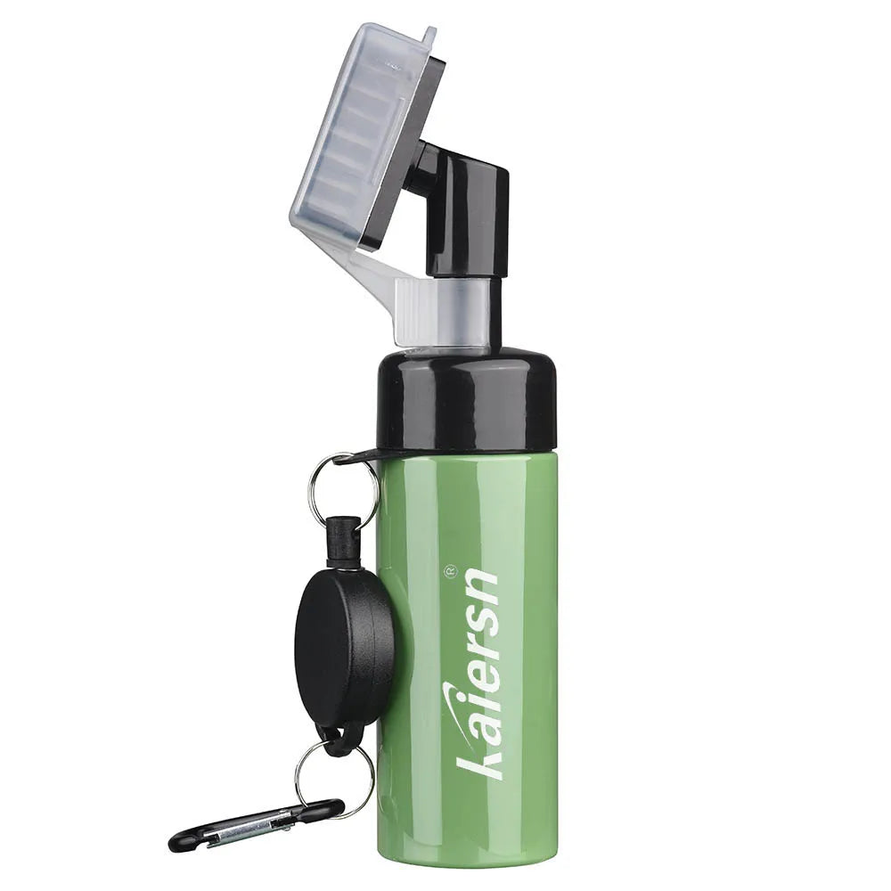 Golf club brush with built in water tank - clean as you play, quick and easy