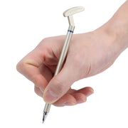 Mini Desktop Golf Ball Pen Holder with 3 Golf Cue Pens Plastic Golfer Souvenir Set Gift
