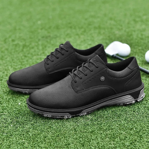 Waterproof Golf Shoes Spiked Cleats Non-Slip Outdoor Training Shoes Lightweight Comfortable Professional Golfing Footwear Modern
