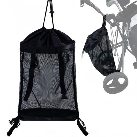 Golf Trolley Bag Golf Cart Accessories Mesh Bag Golf Push Cart Storage Bag Cross-border For Golf Cart Cart Storage Bag 48x40cm