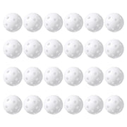 24pcs Perforated Balls Golf Ball Toy Practice Balls Training Balls Plastic Play Balls Sport Game Balls Lightweight Durable
