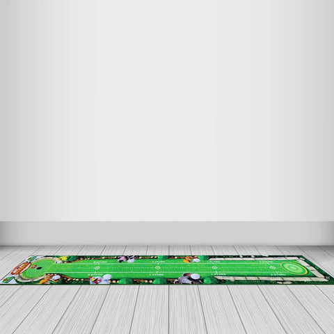 Golf Putting Mat Foldable Storage Golfing Supplies Lightweight Golf Practice Mat for Park Office Indoor Outdoor Home Garden