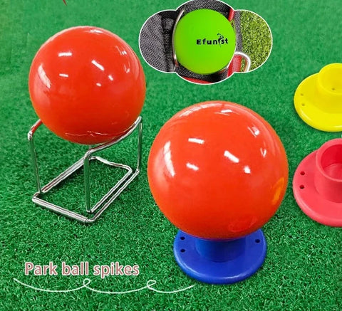 Golf Park Ball Diameter 60 MM Various Styles Multi Color Optional Park Ball And Ball Retriever Grabber Tees