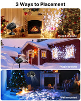 Christmas Snowfall Projector Lights