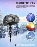 Christmas Snowfall Projector Lights