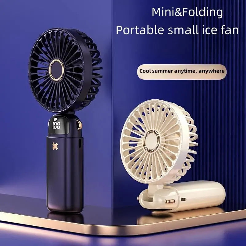 Mini Handheld Small Fan Portable. Stay  cool during hot golf rounds. Silent!
