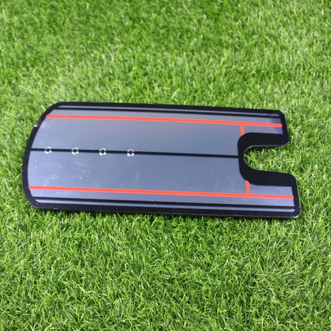 Golf Putting Mirror Training Aid - Alignment Practice Tool with Eye Line Guide, Portable Putter Trainer for Indoor/Outdoor