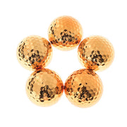 1pc golf balls novel ball golf equipment gold color Gold Golf balls