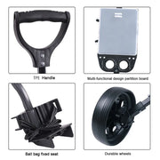 2025 New Professional Folding Golf Cart Outdoor Sports Travel Airport Luggage Check-in Cart Baby Cart Golf Course Tools Supplies