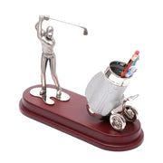 Golf Pen Holder Desk Golf Gifts For Men Unique Novelty Cool Office Desk Decor Gadgets Mini Golf Pen Cup Holder Organizer Golfer