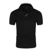 Golf T-shirt for Men Lapel Short Sleeve Breathable POLO Shirt Button Summer Pullovers Fashion Trend T-Shirt Man Streetwear Tops