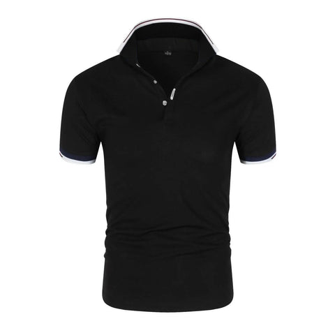 Golf T-shirt for Men Lapel Short Sleeve Breathable POLO Shirt Button Summer Pullovers Fashion Trend T-Shirt Man Streetwear Tops