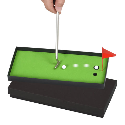 Mini Golf Club Putter Ballpoint Pen Golf Pen Board Game Fun Gift Table Decoration School Supplies and Golf Accessories Combo