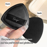 Black Triangle Powder Puff Facial Makeup Sponge 