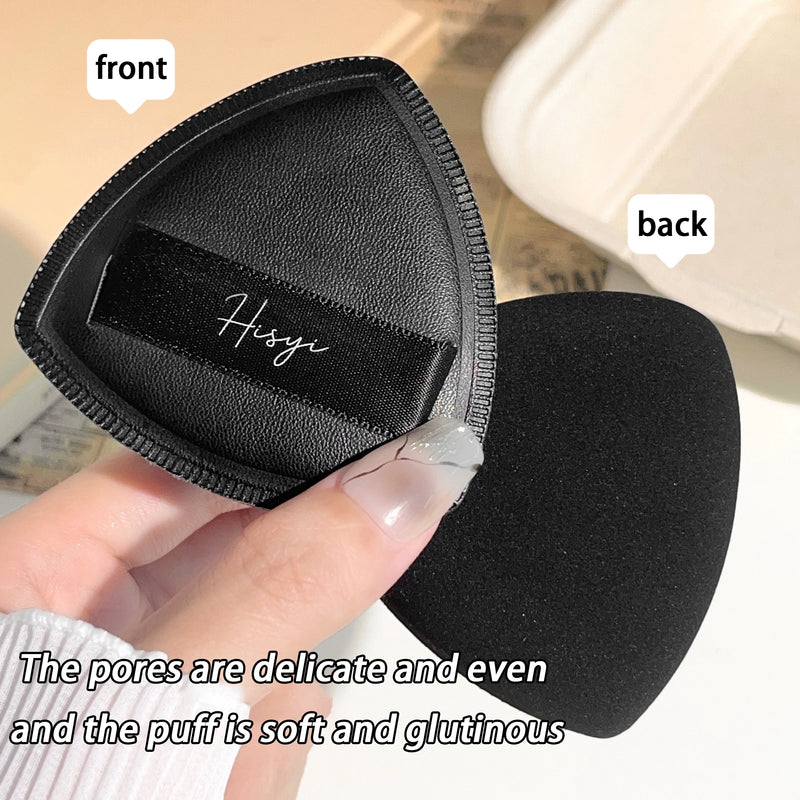 Black Triangle Powder Puff Facial Makeup Sponge 