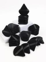 Black Triangle Powder Puff Sponge Soft Velvet