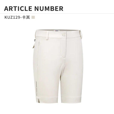 PGM Golf Shorts Women's Summer Sports Shorts Split Hem Split Pants Clothing Waterproof Elastic Women's Pants