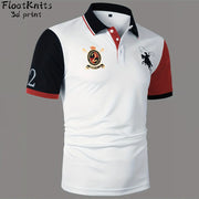 Golf Outfit Simple Polo Shirts for Men Summer Lapel Polo Shirt Business Casual Men's Short Sleeve Tee T-Shirt Men New Golf Tops