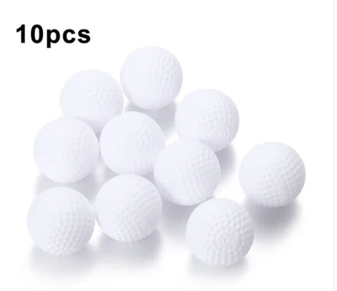 10 Foam Golf Practice Balls, Soft Balls for Indoor or Outdoor Training, Great for Improving Golf Skills, Durable, Accessories