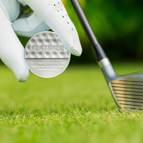 PGM Golf Flat Balls 10pcs Swing Trainer Indoor Outdoor Practice To Improve Hit Performance BPQ001