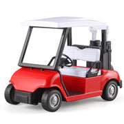 Miniature 1:20 Scale Golf Cart Model Car with Retro Spring Action, Kids' Toy Vehicle for Playroom & Outdoor Fun
