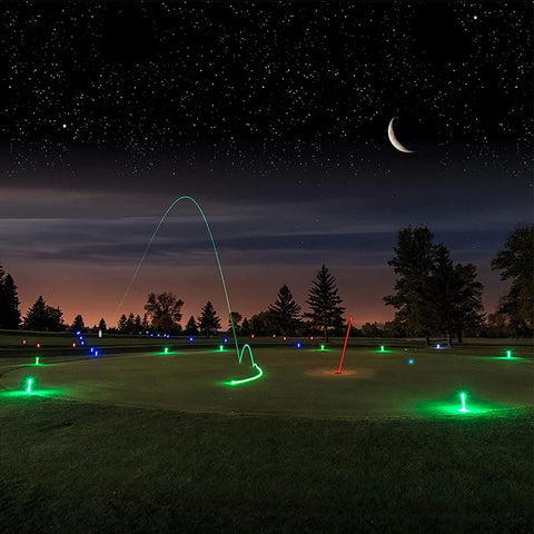 5Pcs LED Light up Golf Balls, Glow in The Dark Night Golf Balls - Multi Colors of Blue, Orange, Red, White, Green, Pink