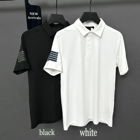 2025 New Golf Men's Shirt Summer Men's T-shirt, Comfortable, Breathable, Fashionable, Free Shipping