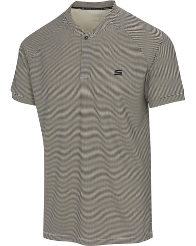 Three Sixty Six Collarless Golf Shirts - Men’s Casual Dry Fit Short Sleeve Polo, Lightweight and Breathable Gym Sports Fitness