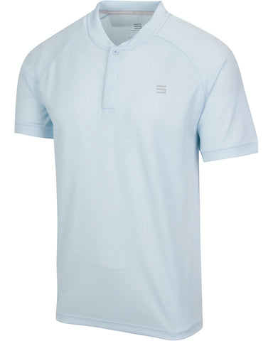 Three Sixty Six Collarless Golf Shirts - Men’s Casual Dry Fit Short Sleeve Polo, Lightweight and Breathable Gym Sports Fitness