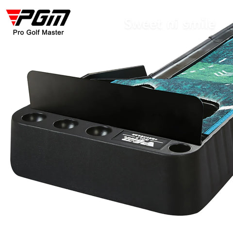 PGM TL021 3M Golf Putting Mat Golf Putter Trainer Green Carpet Practice Set Ball Return Mini Golf Putting Green Fairway Mat