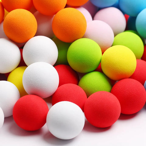 New 10pcs/lot Golf Sponge Soft Rainbow Balls Golf Swing Training Balls Sponge Foam Golfer/ Tennis Sponge golf ball