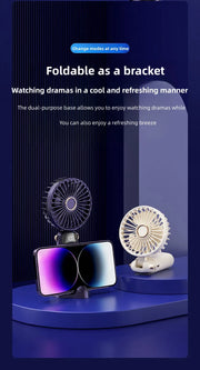 Mini Handheld Small Fan Portable. Stay  cool during hot golf rounds. Silent!