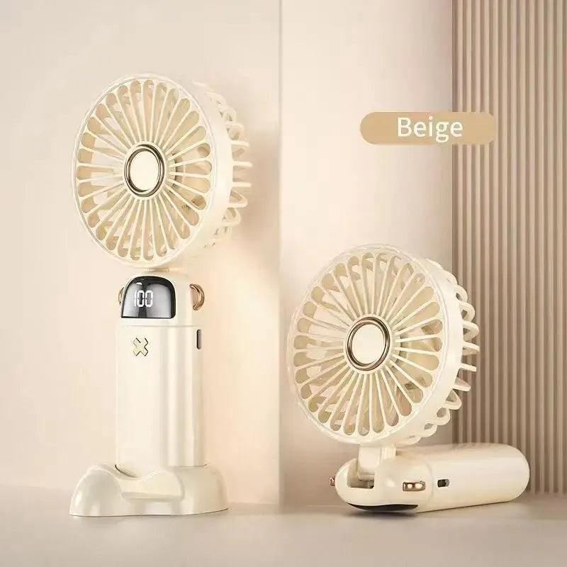 Mini Handheld Small Fan Portable. Stay  cool during hot golf rounds. Silent!