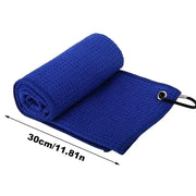 Premium Microfiber golf towel with clip, fast drying & durable