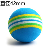 New 10pcs/lot Golf Sponge Soft Rainbow Balls Golf Swing Training Balls Sponge Foam Golfer/ Tennis Sponge golf ball
