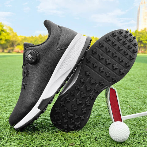 2025 New Men's and Women's Golf Shoes Outdoor Professional Training Golf Nailless Anti Slip Leisure Walking Shoes